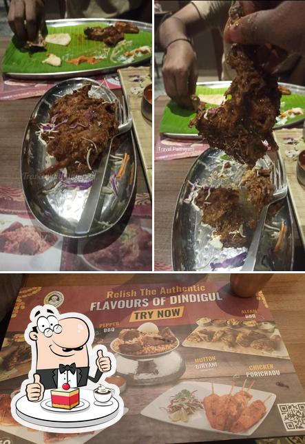 Dindigul Thalappakatti Restaurant serves a variety of desserts