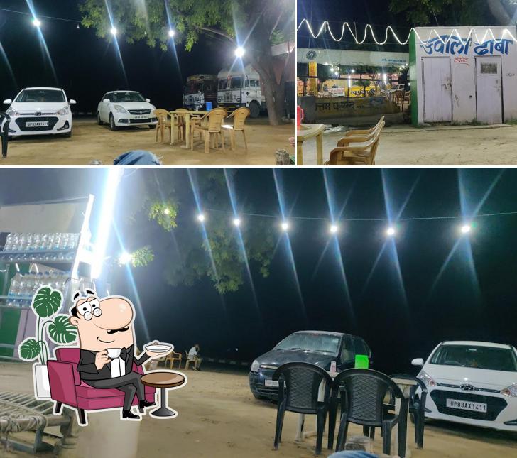 The interior of Jwala Dhaba
