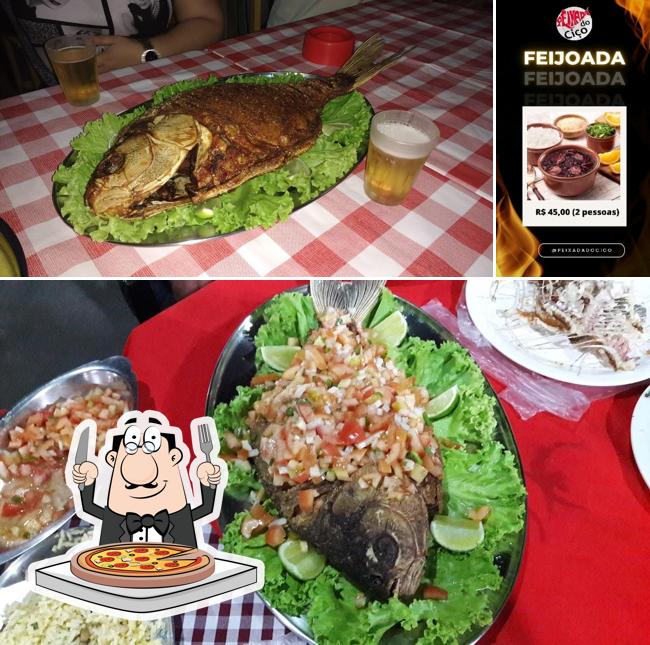 Consiga pizza no Peixada do Ciço
