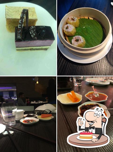 Cheesecake at Yauatcha Bengaluru