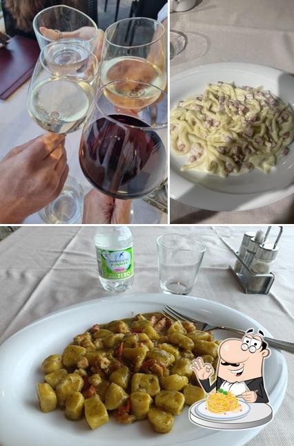 Spaghetti alla carbonara al Ristorante La Clessidra