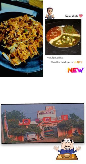 Food at Shraddha family garden and restaurant