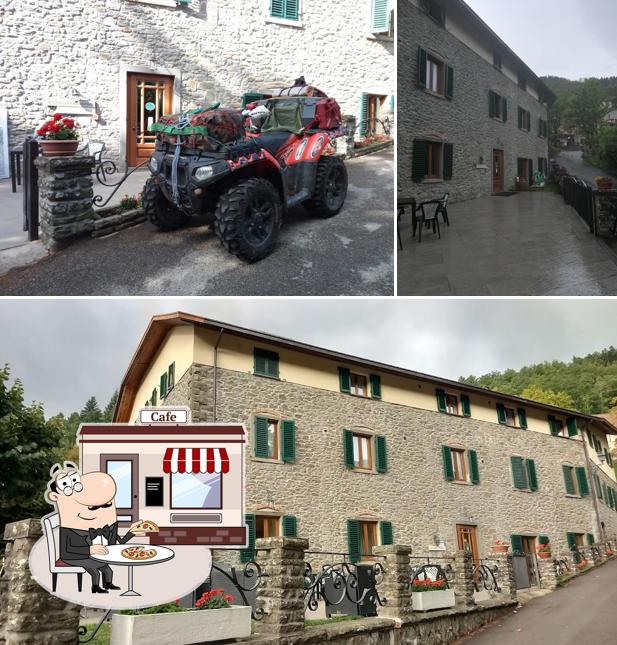 Goditi la vista dall'area esterna di Ristorante Pizzeria La Foresta