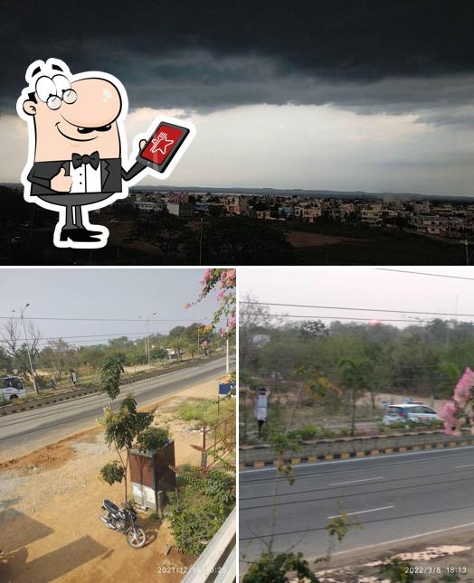 Enjoy the view outside Decent lodge kamareddy