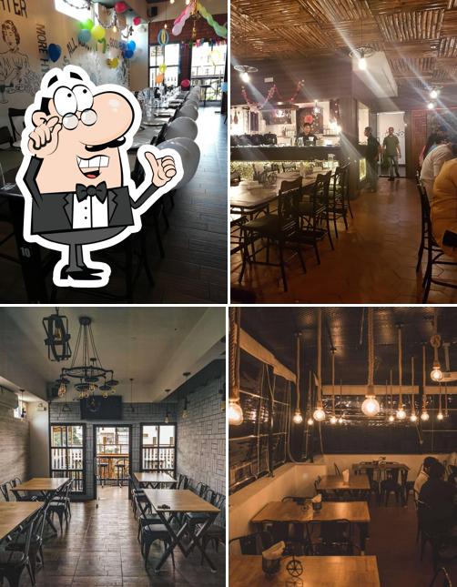 Take a seat at one of the tables at Fusion Theory Cafe