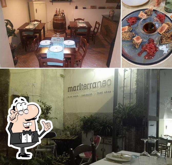 Gli interni di Mariterraneo Ristorante di Mare
