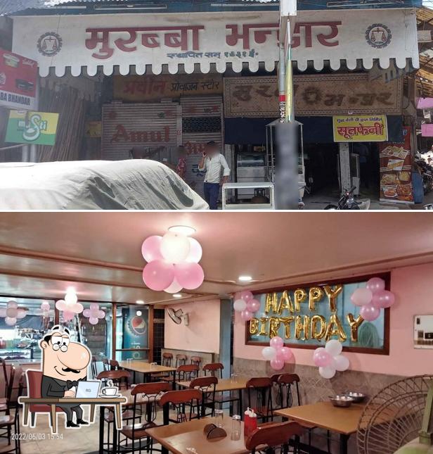 The interior of Murabba Bhandar Restaurant