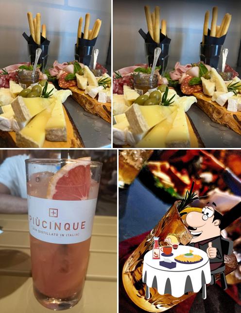 Piatto di formaggi al Melty Cocktail Club