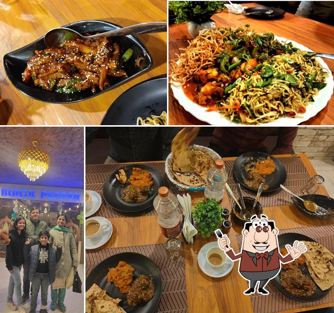 Food at Black pepper cafe & restaurant