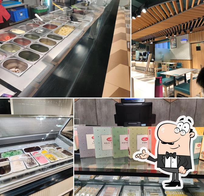 The interior of Haldiram's - Gurugram Sector 14