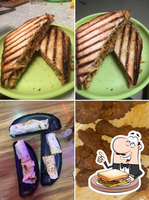 Grilled cheese sandwich at Kings Fried Chicken (KFC), pulivendula