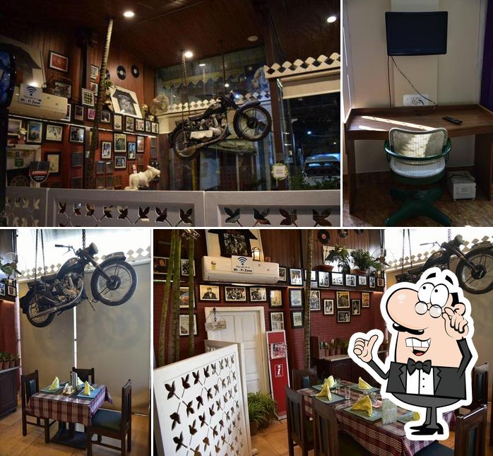 The interior of HOTEL ASHREY & SAGAR RESTAURANT