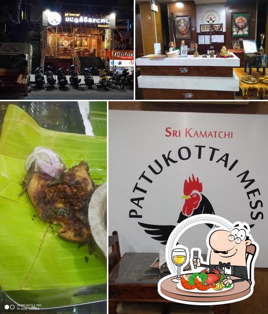 Order seafood at Sri Kamatchi Pattukottai Mess