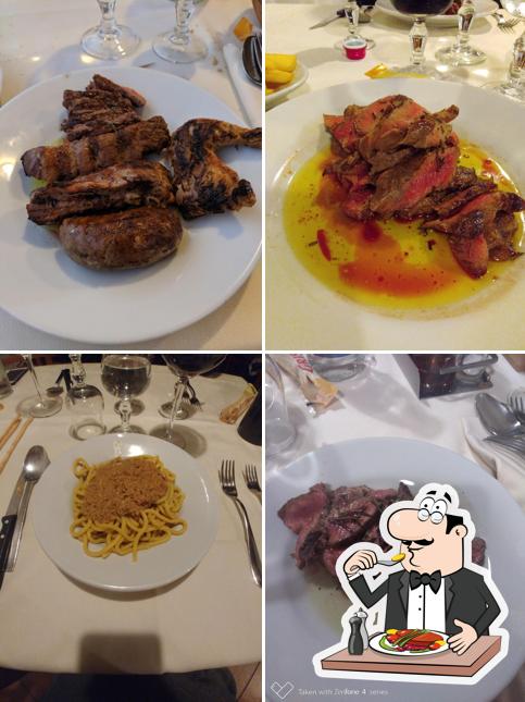 Cibo al Trattoria "da Bertin"