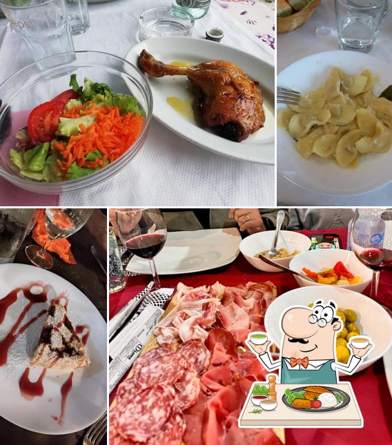 Cibo al Trattoria dei Pellegrini da Piturelo