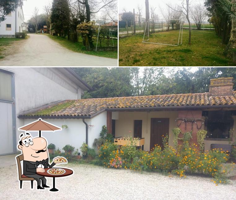 Puoi goderti l'aria fresca da seduto all'esterno di Agriturismo Sartor San Giorgio in Bosco