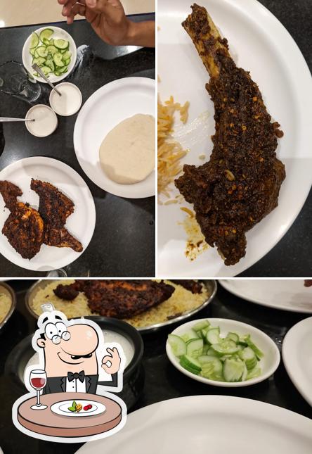 Food at Al Zaad restaurant