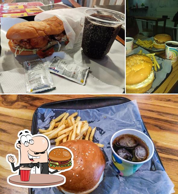 Order a burger at The Bhukkad House