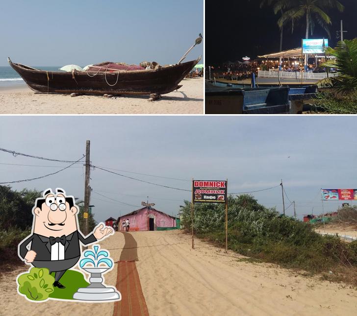 Check out how Domnick beach shack looks outside