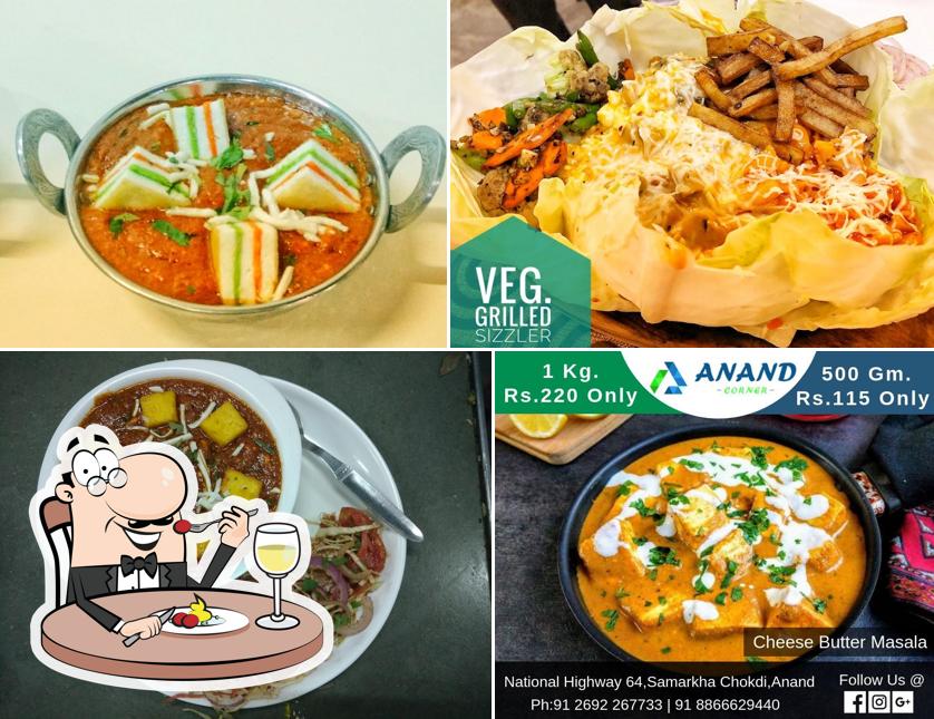 Food at Hotel Anand Corner/Veg.Restaurant & Rooms