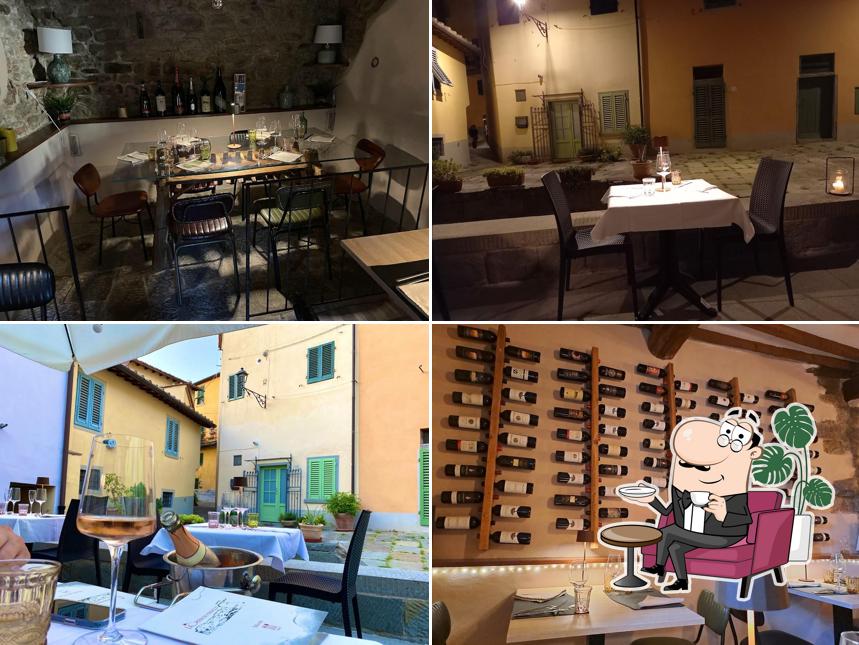 Dai un'occhiata agli interni di L'Osteria del Fondaccio