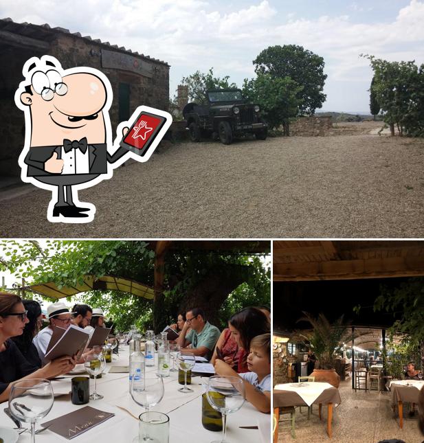 Goditi la vista dall'area esterna di La Cantinetta Di Rignana