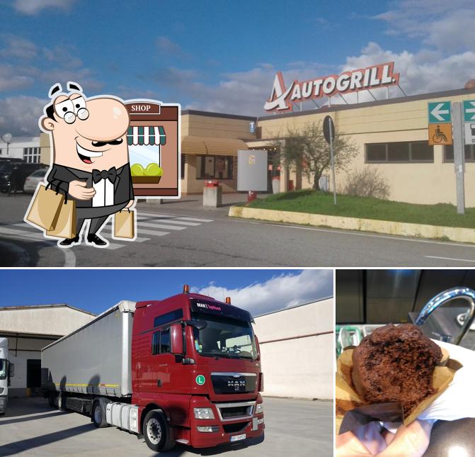 Autogrill Brugnato Ovest si caratterizza per la esterno e cibo