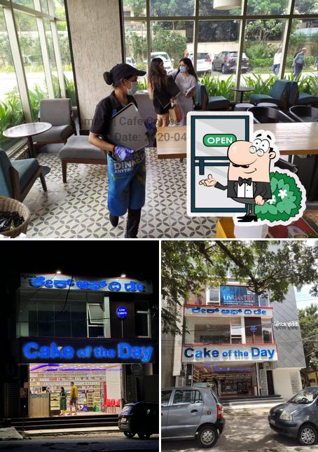 Check out how CAKE OF THE DAY looks outside