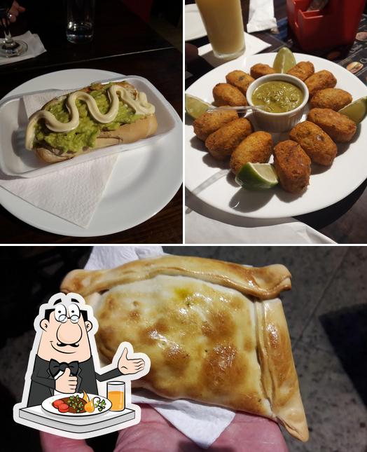 Platos en Dona Luz empanadas Chilenas