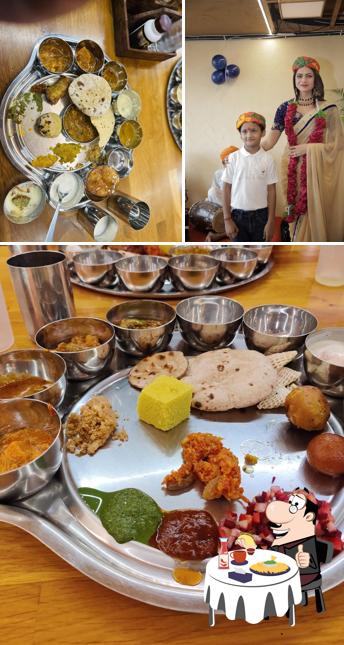 Cheese plate at Dwarkadhish Thal & Banquet