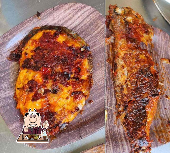 Get meat dishes at Fish Land Hotel