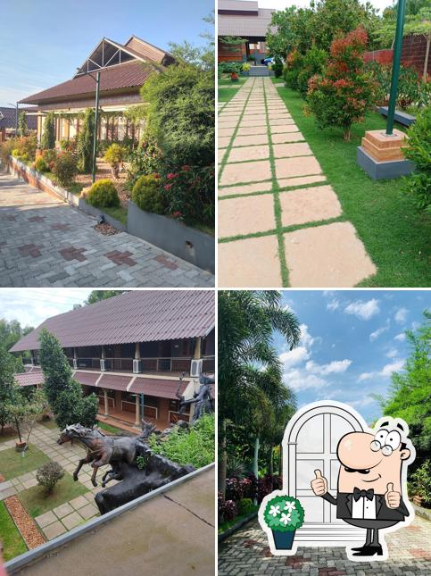 The exterior of Green Planet Hotel & Restaurant