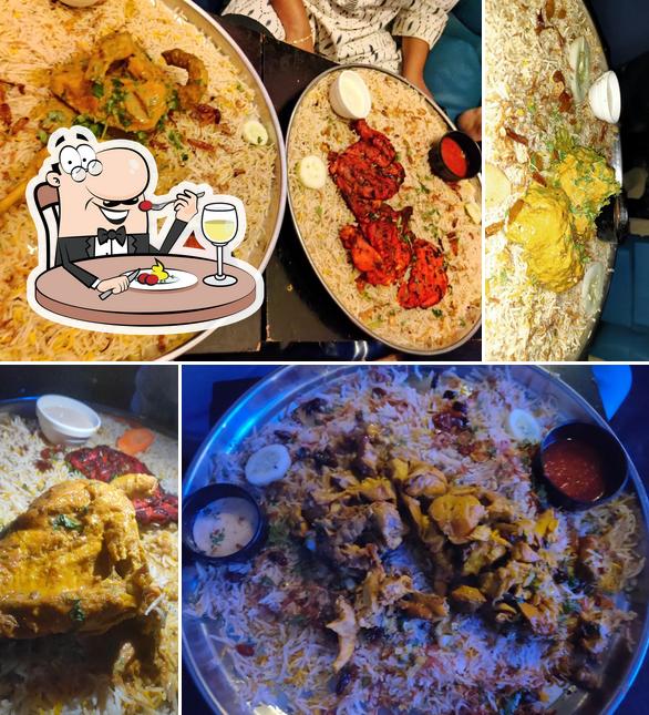 Food at The Nawaab's Arabian Restaurant