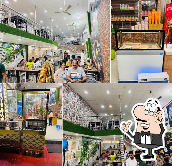 The interior of Satya Vaishno Dhaba