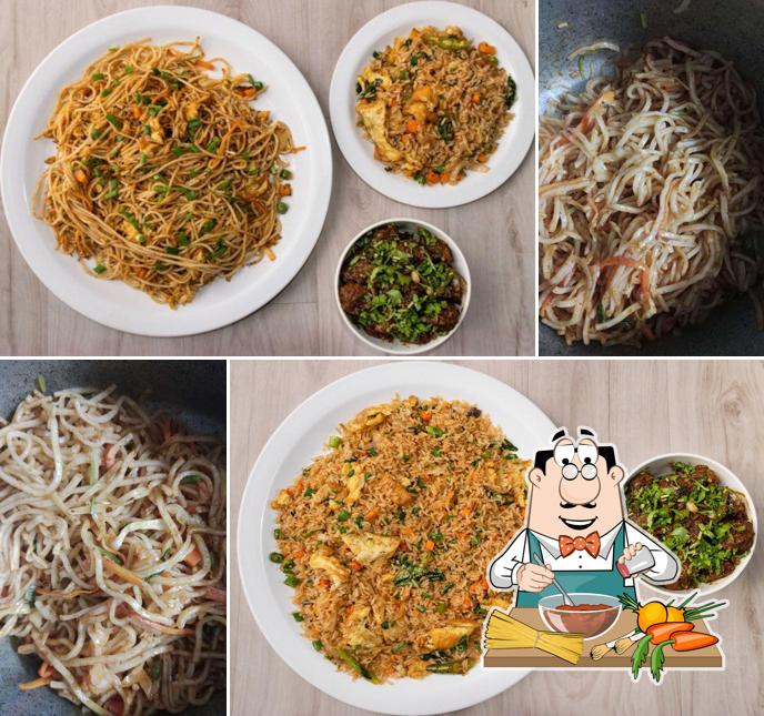 Spaghetti bolognese at Sri laxmi food court