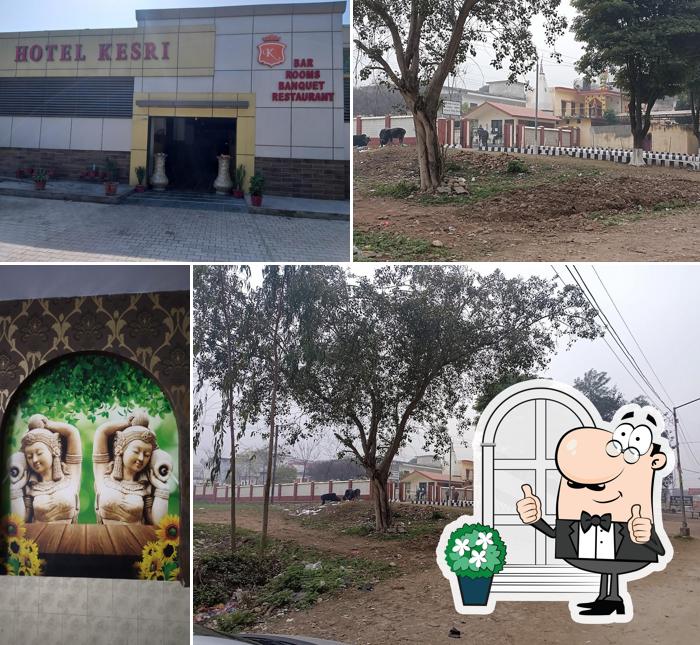 The exterior of kesri hotel and restaurant
