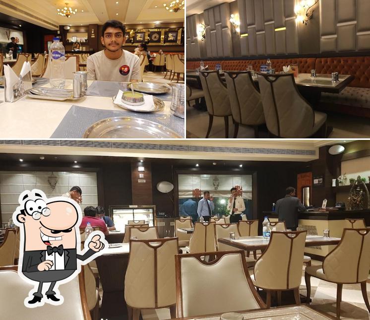 The interior of Sagar Ratna