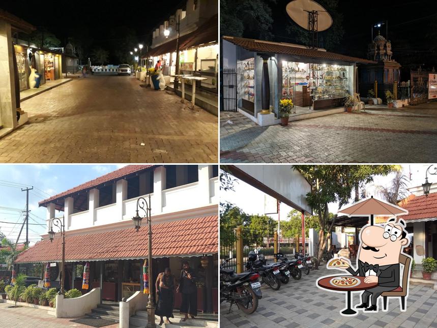 Enjoy the view at the outside area of Sri Krishna Bhavan KRA Complex