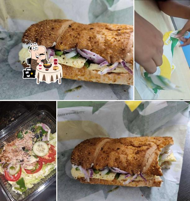 Food at Subway Z Square Mall