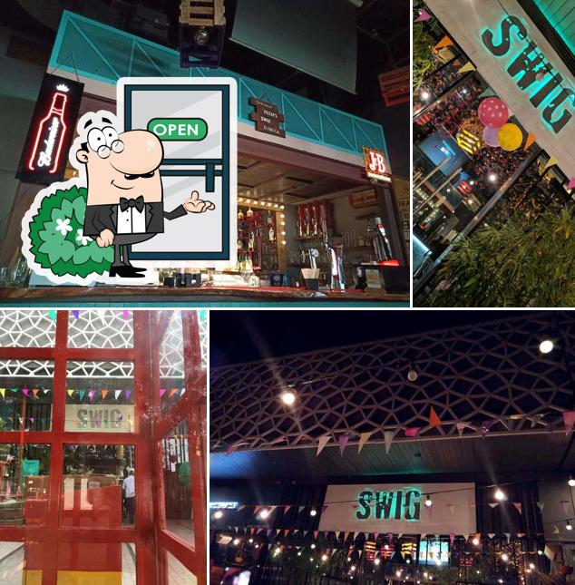The exterior of Swig