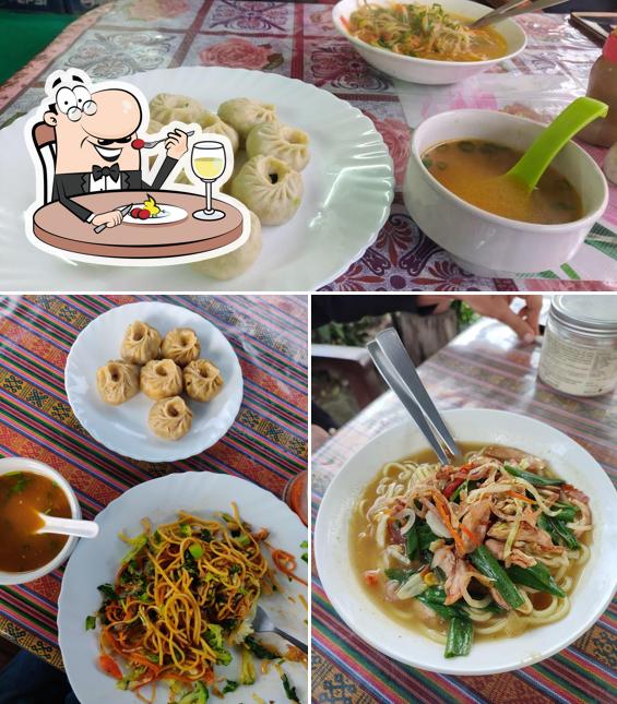 Food at Tibetan Phuntsok Cafe