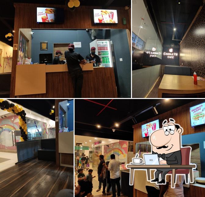 The interior of CANDLE 79 CAFE