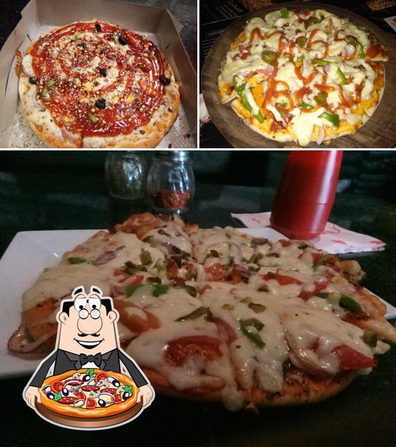 At Cafe Coffee Time, you can try pizza