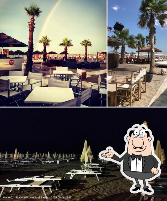 Gli interni di Flamingo Beach