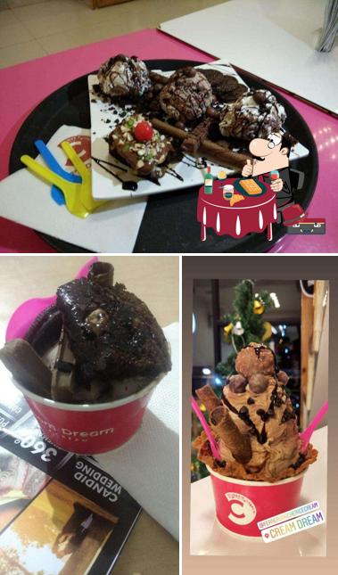 Don’t forget to order a dessert at Cream Dream