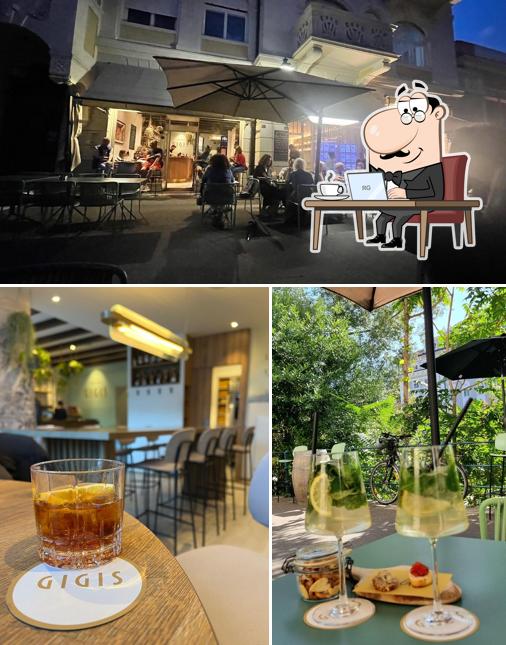 Dai un'occhiata agli interni di Gigis Bar