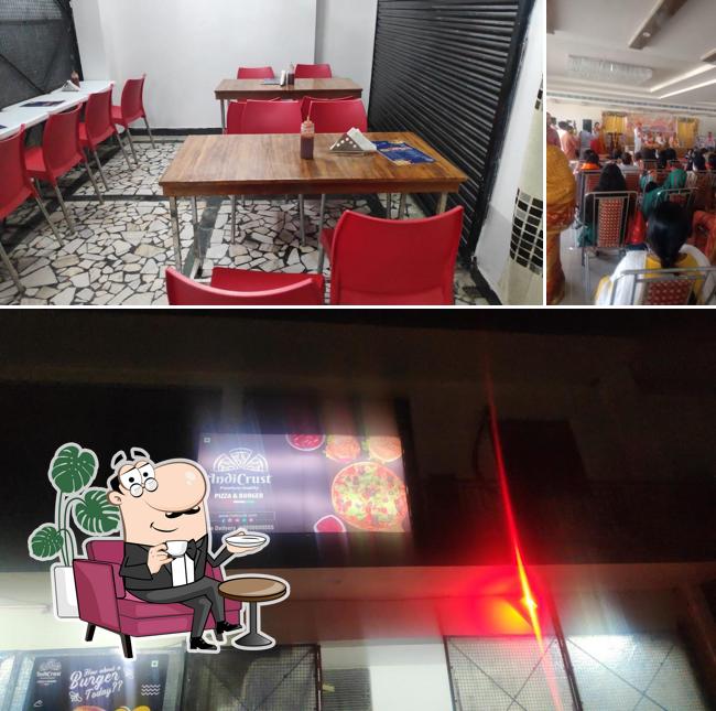 The interior of IndiCrust - Pizzeria & Cafe