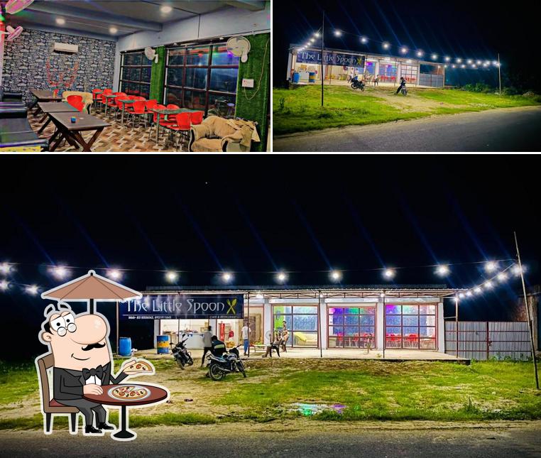 Among different things one can find exterior and interior at The Little spoon