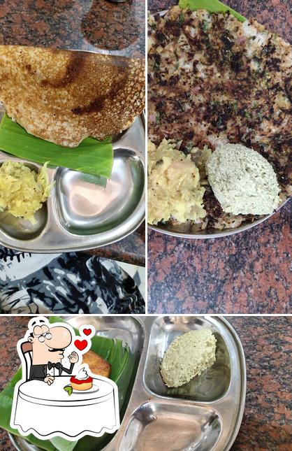 Vinayaka Benne Dosa Hotel offers a selection of sweet dishes
