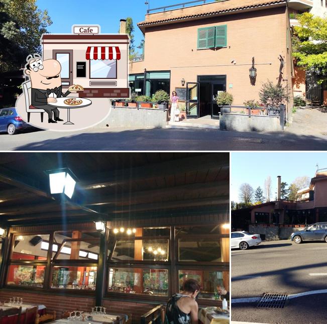 Puoi goderti l'aria fresca dal dehors di Ristorante La Casina delle Rose da Omero